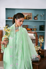 Naqsh CHIKANKARI FESTIVE EDIT '26 | Green Lily - 00200