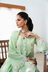 Naqsh CHIKANKARI FESTIVE EDIT '26 | Green Lily - 00200