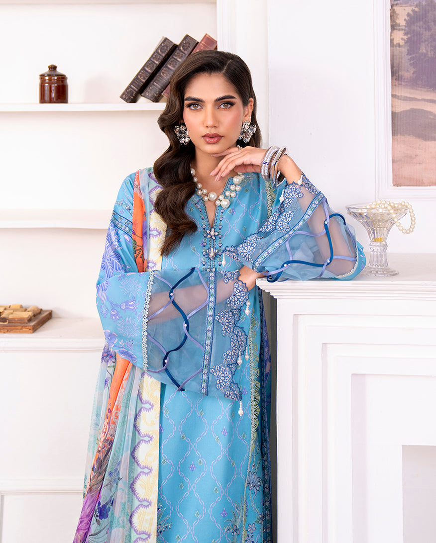 Roheenaz | Aezel Embroidered Cambric | Miren