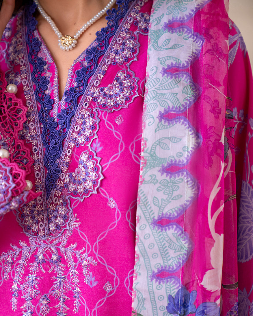 Roheenaz | Aezel Embroidered Cambric | Novah