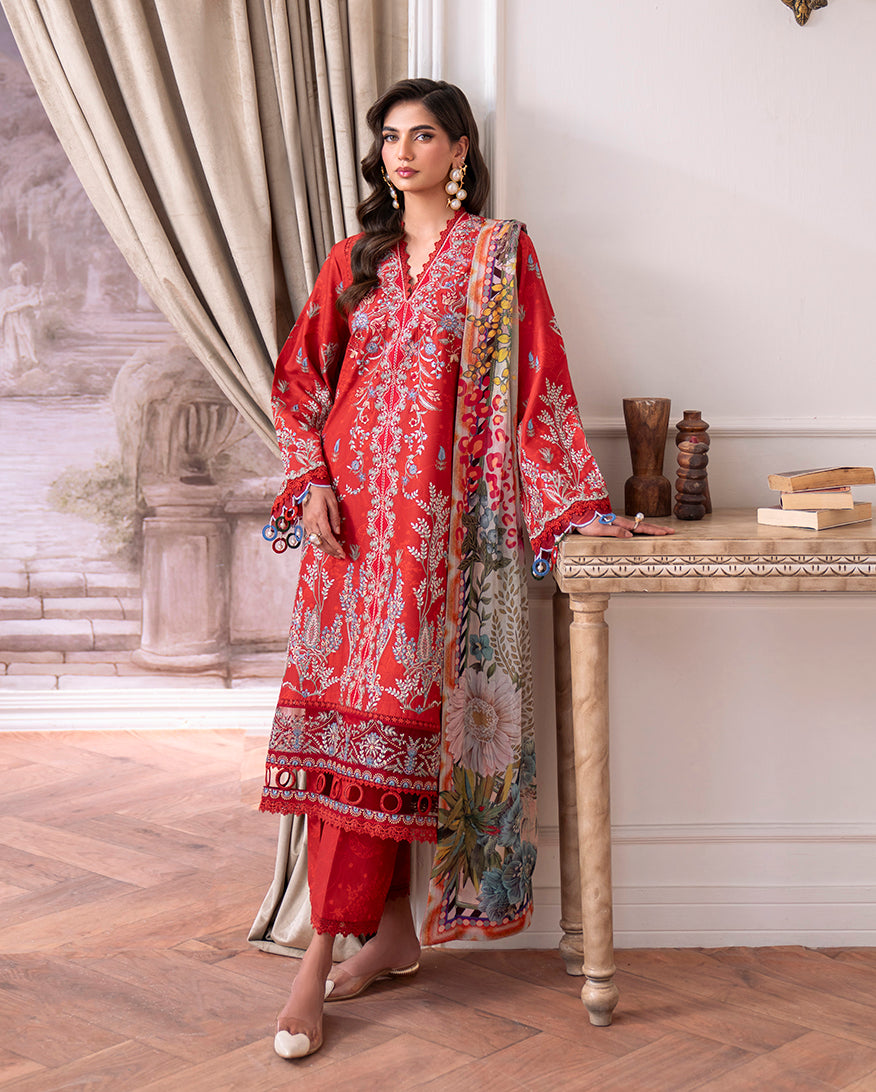 Roheenaz | Aezel Embroidered Cambric | Lyrah
