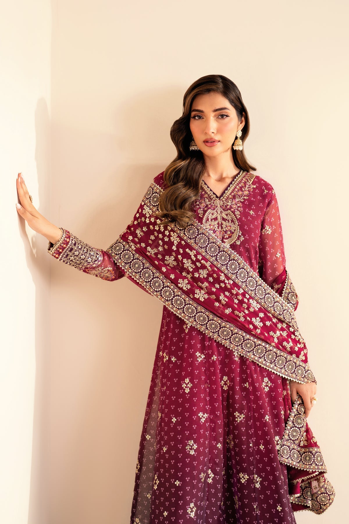 Xenia | NYAMI | Embroidered Chiffon Formal