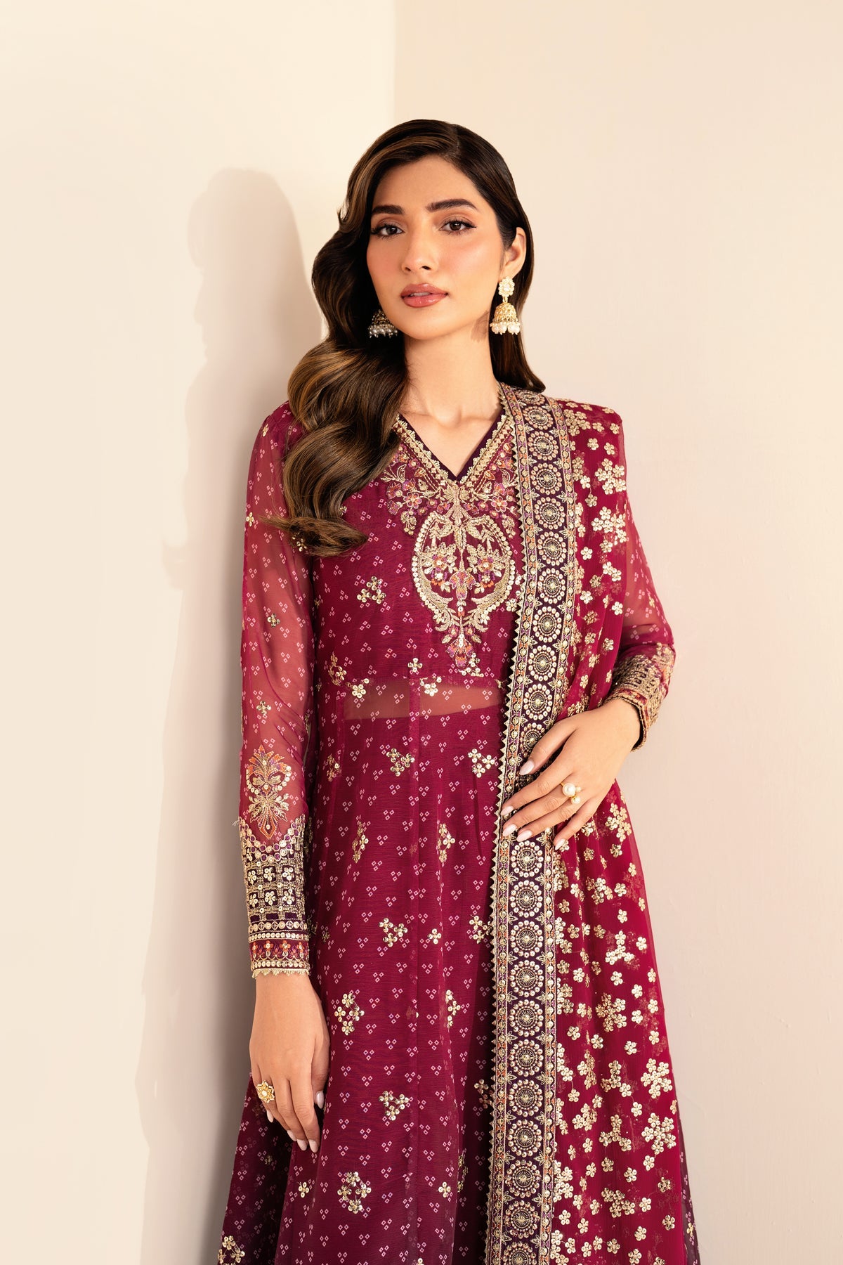 Xenia | NYAMI | Embroidered Chiffon Formal