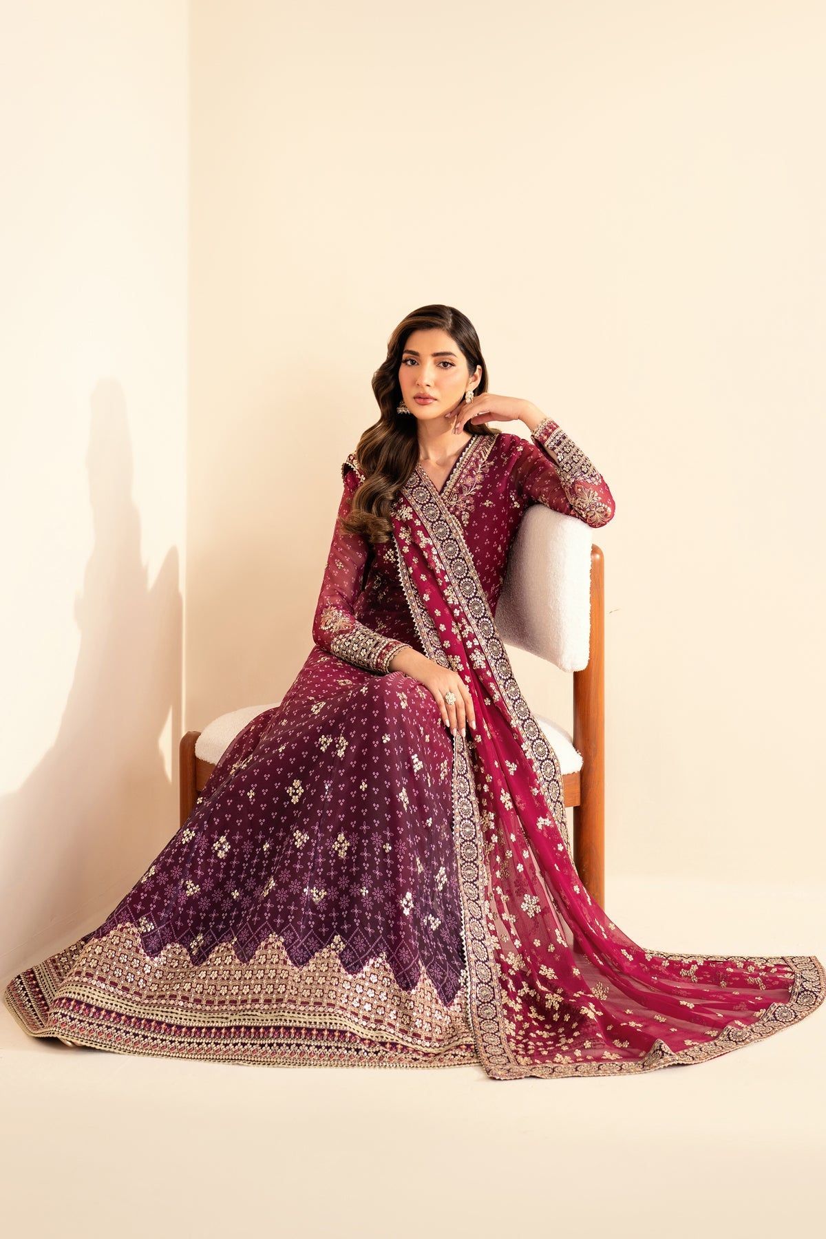 Xenia | NYAMI | Embroidered Chiffon Formal