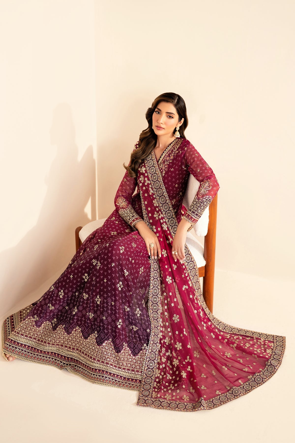 Xenia | NYAMI | Embroidered Chiffon Formal