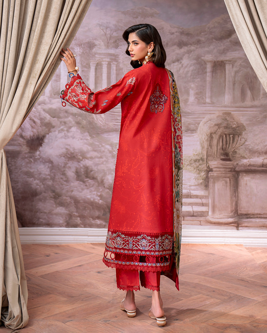 Roheenaz | Aezel Embroidered Cambric | Lyrah