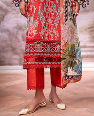 Roheenaz | Aezel Embroidered Cambric | Lyrah
