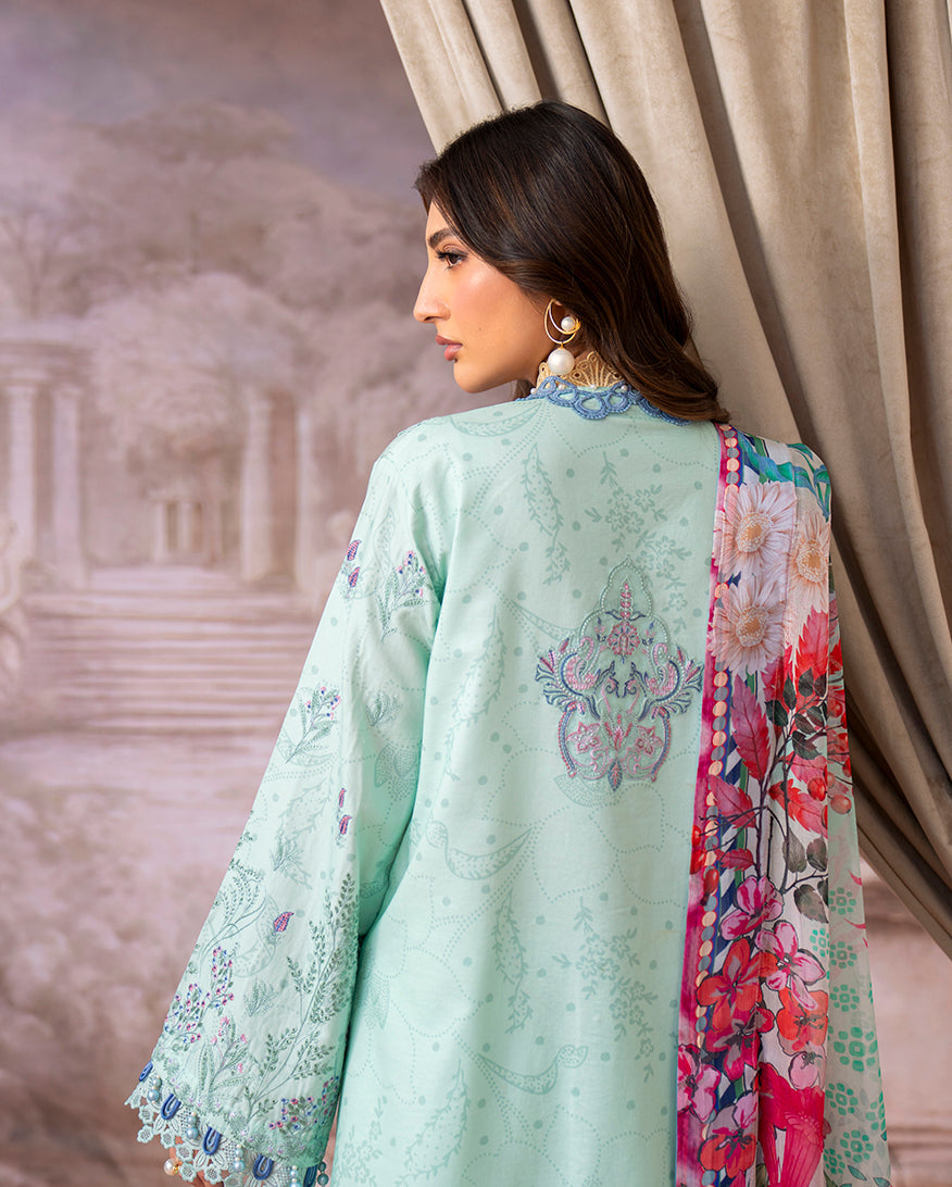 Roheenaz | Aezel Embroidered Cambric | Avira