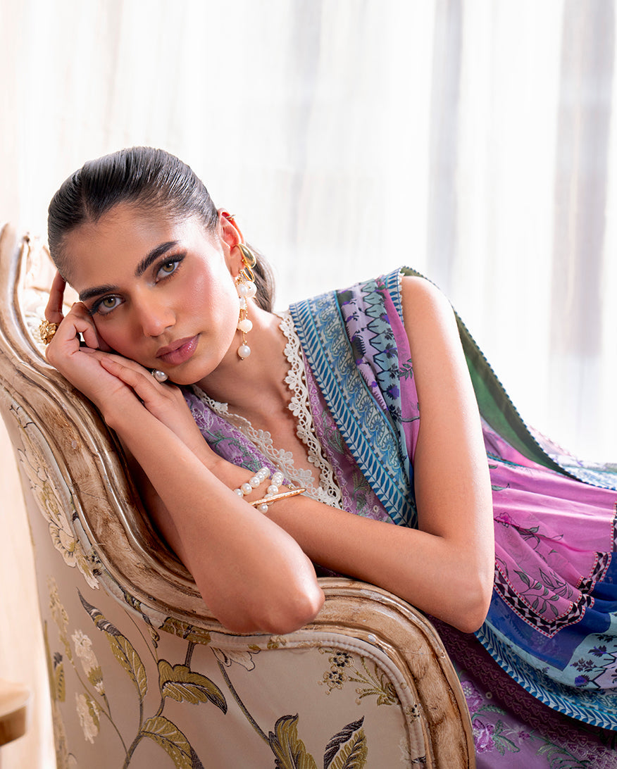 Roheenaz | Aezel Embroidered Cambric | Laila