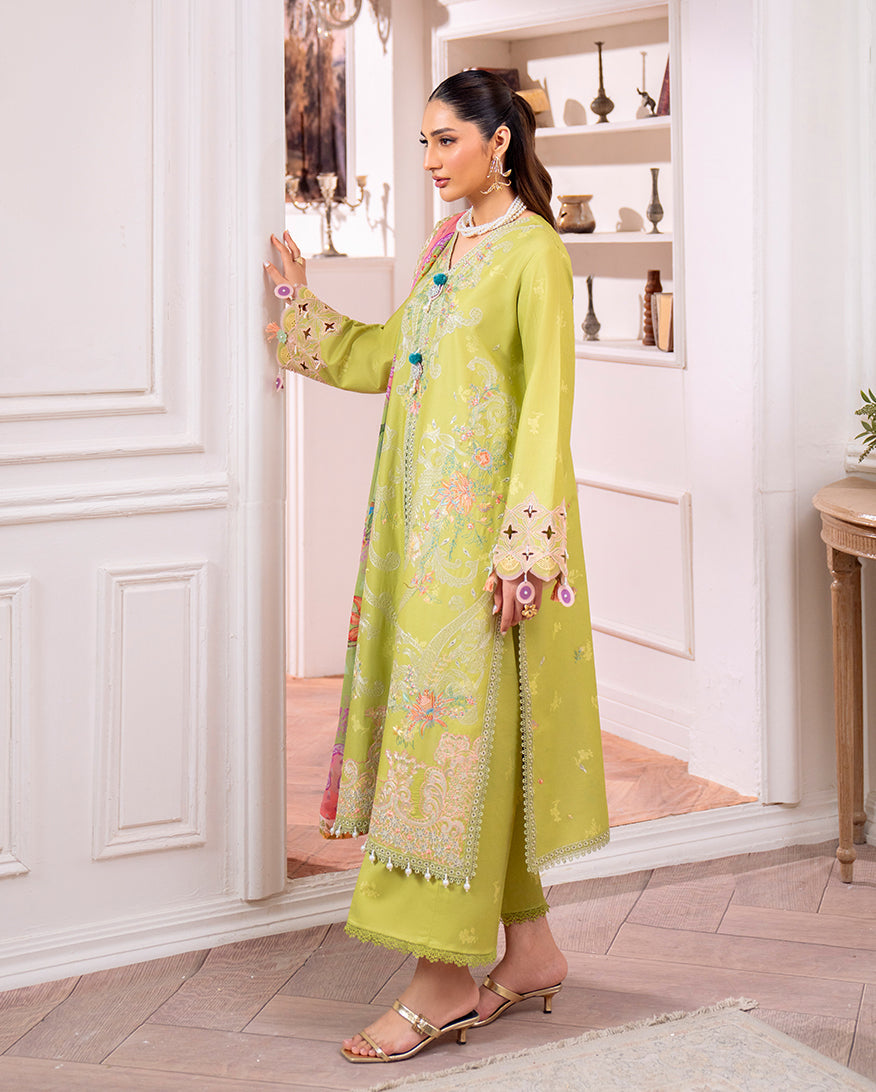 Roheenaz | Aezel Embroidered Cambric | Arven