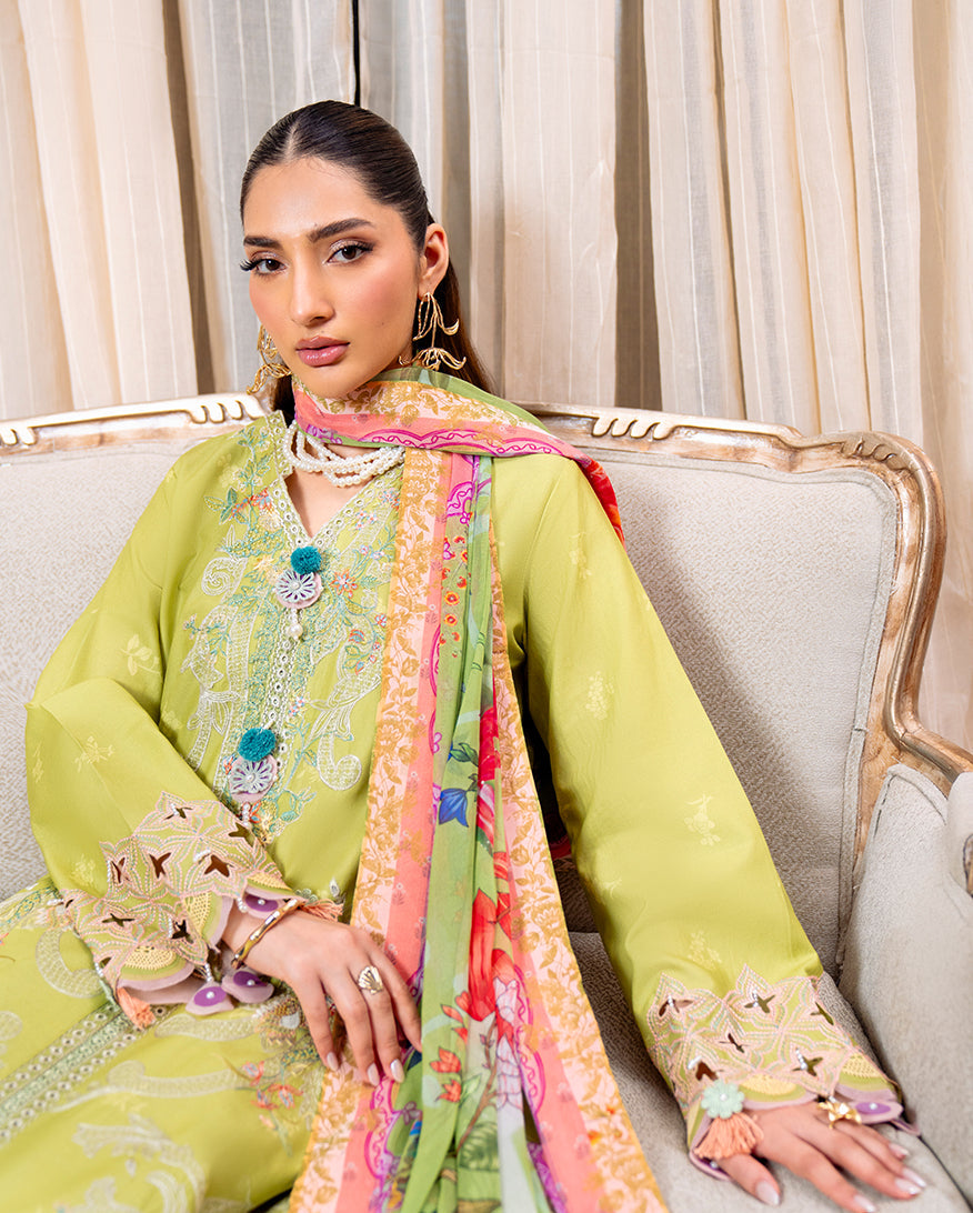 Roheenaz | Aezel Embroidered Cambric | Arven