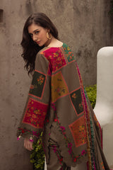 Charizma C Print Winter V1-2026 | 3-PC Unstitched Printed Linen Collection CPW5-03