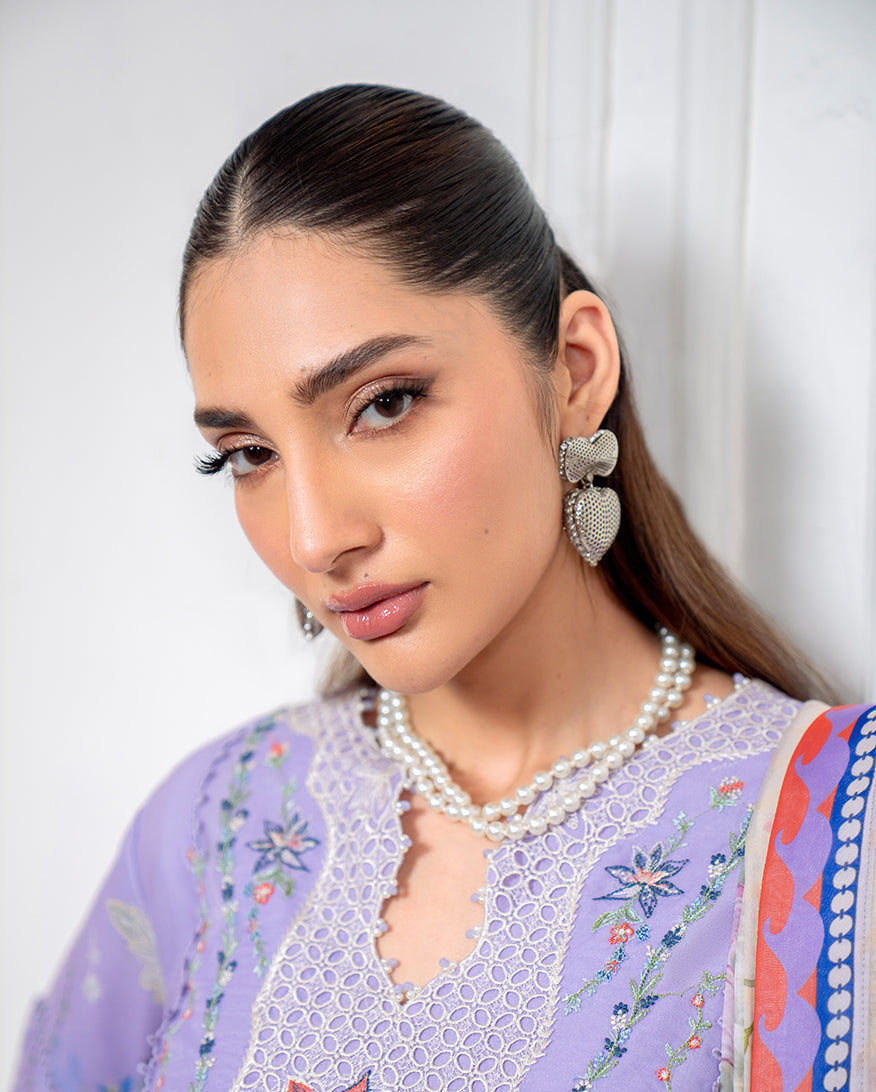 Roheenaz | Aezel Embroidered Cambric | Nivra