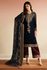 Jazmin | VVF D-7 | Embroidered Velvet Formal