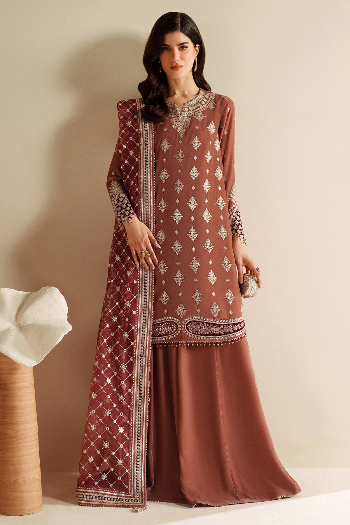 Jazmin | VVF D-3 | Embroidered Velvet Formal