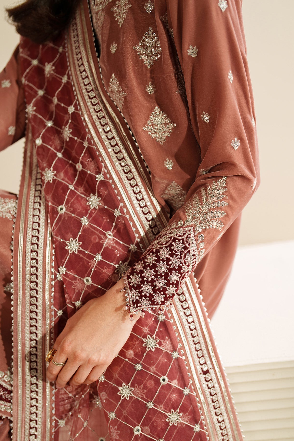 Jazmin | VVF D-3 | Embroidered Velvet Formal