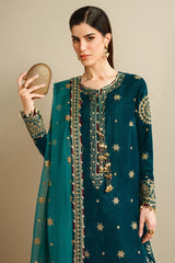 Jazmin | VVF D-8 | Embroidered Velvet Formal