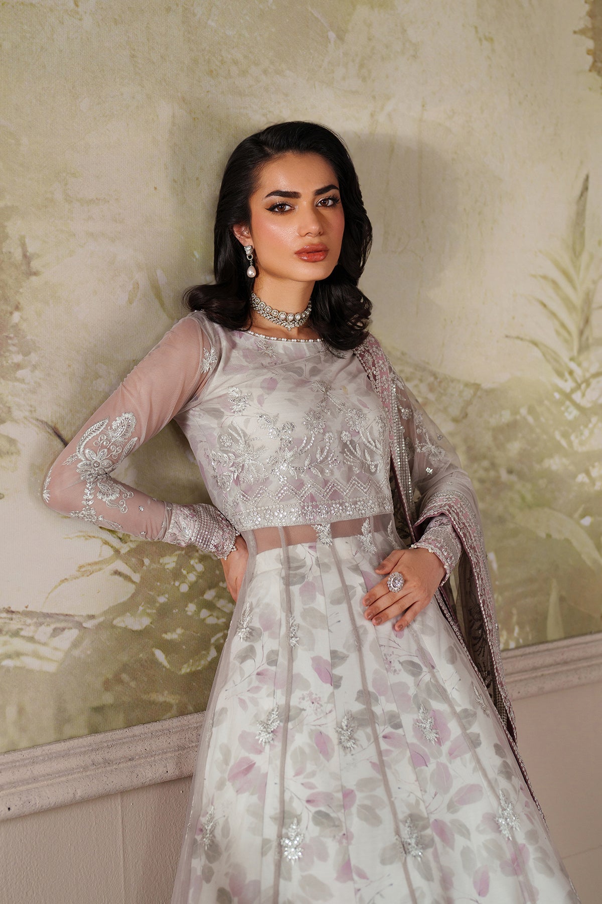 Highway Fashion Zarif Anairah white wedding outfit Pakistan