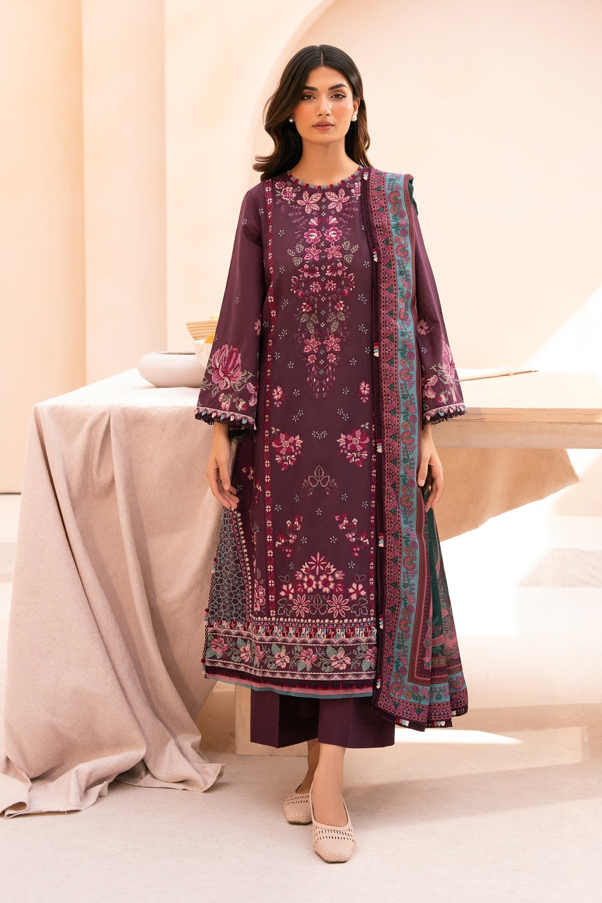 Xenia |AMORA | RANG E KHIZAAN Winter Slub Unstitched