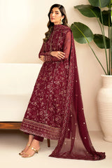 Dyed rawsilk trouser of Xenia DARYA formal wear