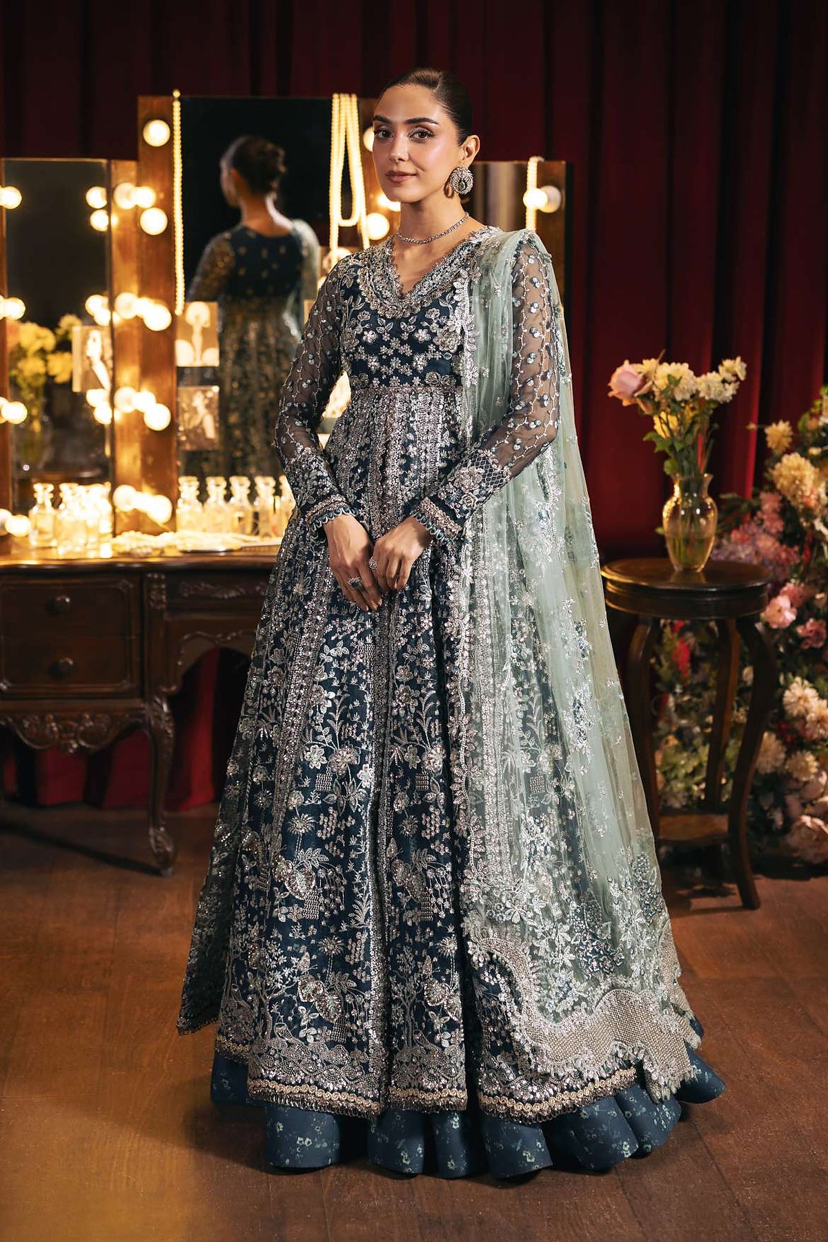 Elaf | THE FORMAL HANDWORK '26 | Embroidered Organza - EHM-02 MELODIE