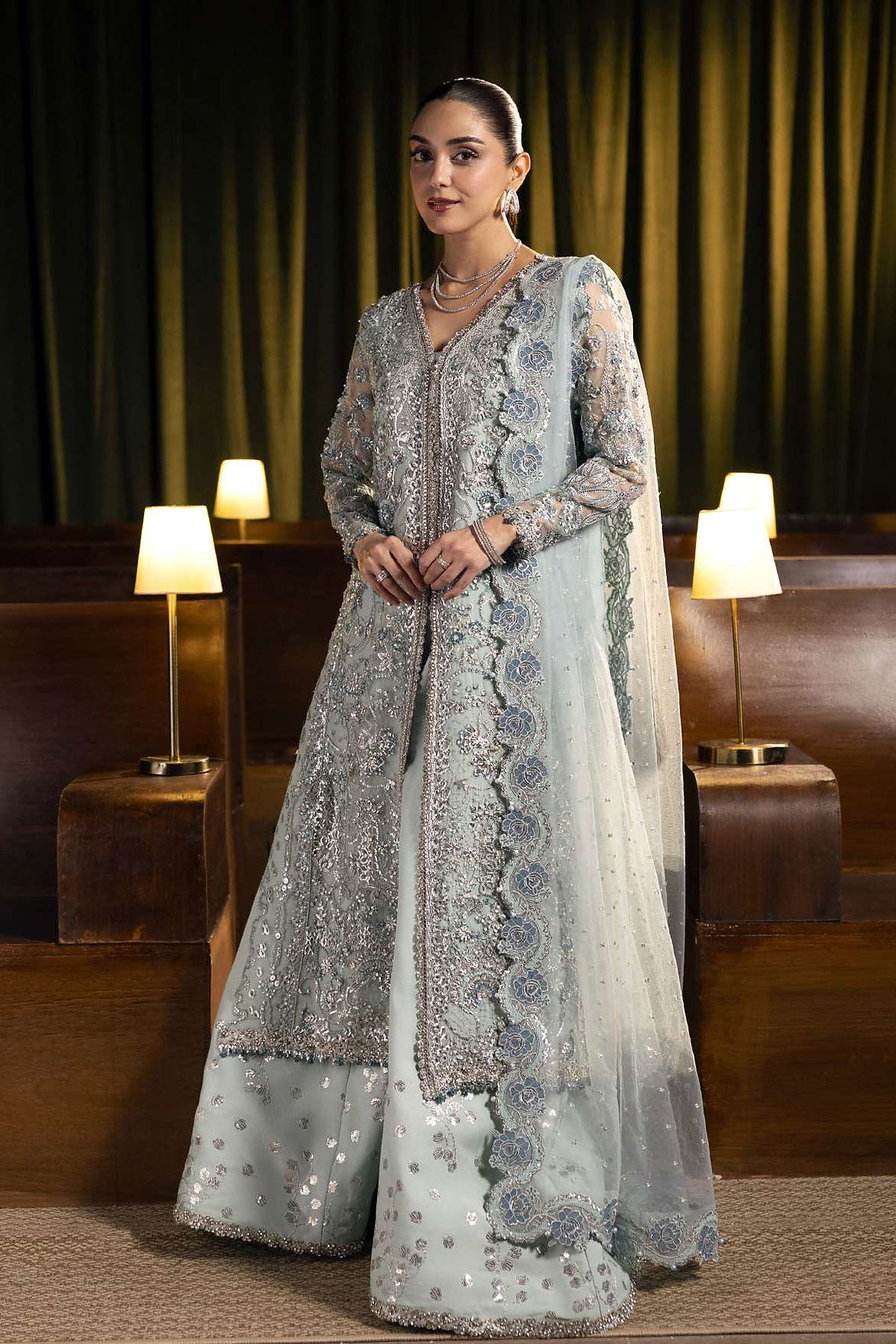 Elaf | THE FORMAL HANDWORK '26 | Embroidered Organza - EHM-04 LUMIÈRE