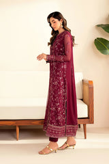 Embroidered front and back border detailing on DARYA dress