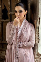 Embroidered left and right shirt panels of Qalamkar WN-05 RIONA