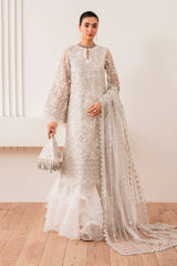 Embroidered net front of Baroque UF-703 dress