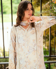 Embroidered organza daman border front and back – Celestra