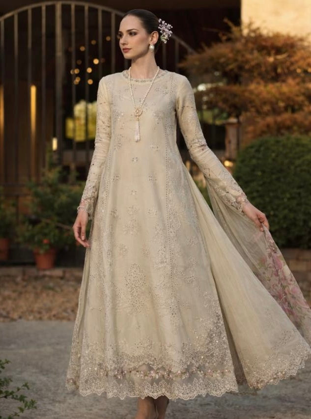 Noor Luxury Eid Schiffli Laserkari '26 By Saadia Asad | D2 - B - Aloura