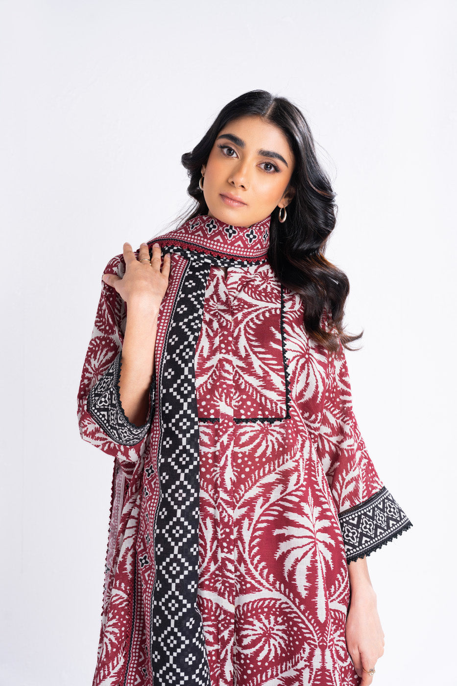 Winter Collection'24 By Alkaram FW-15-24-Maroon