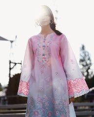 Solace | Ombre Chikankari By Mushq | Faint Blossom