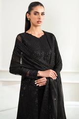 Farasha Dark Whisper designer chiffon ensemble from Festive Formal collection
