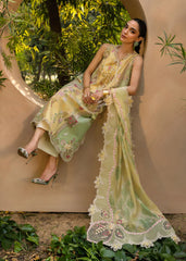 Full view of Crimson Bonjour and Bloom lawn suit front side