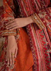 Gulaal | Velouré Printed Silk | Rustic Regalia SKU:GS - 07