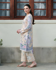 Roheenaz Whispered Florals Unstitched Volume 2 | Gentle Breeze