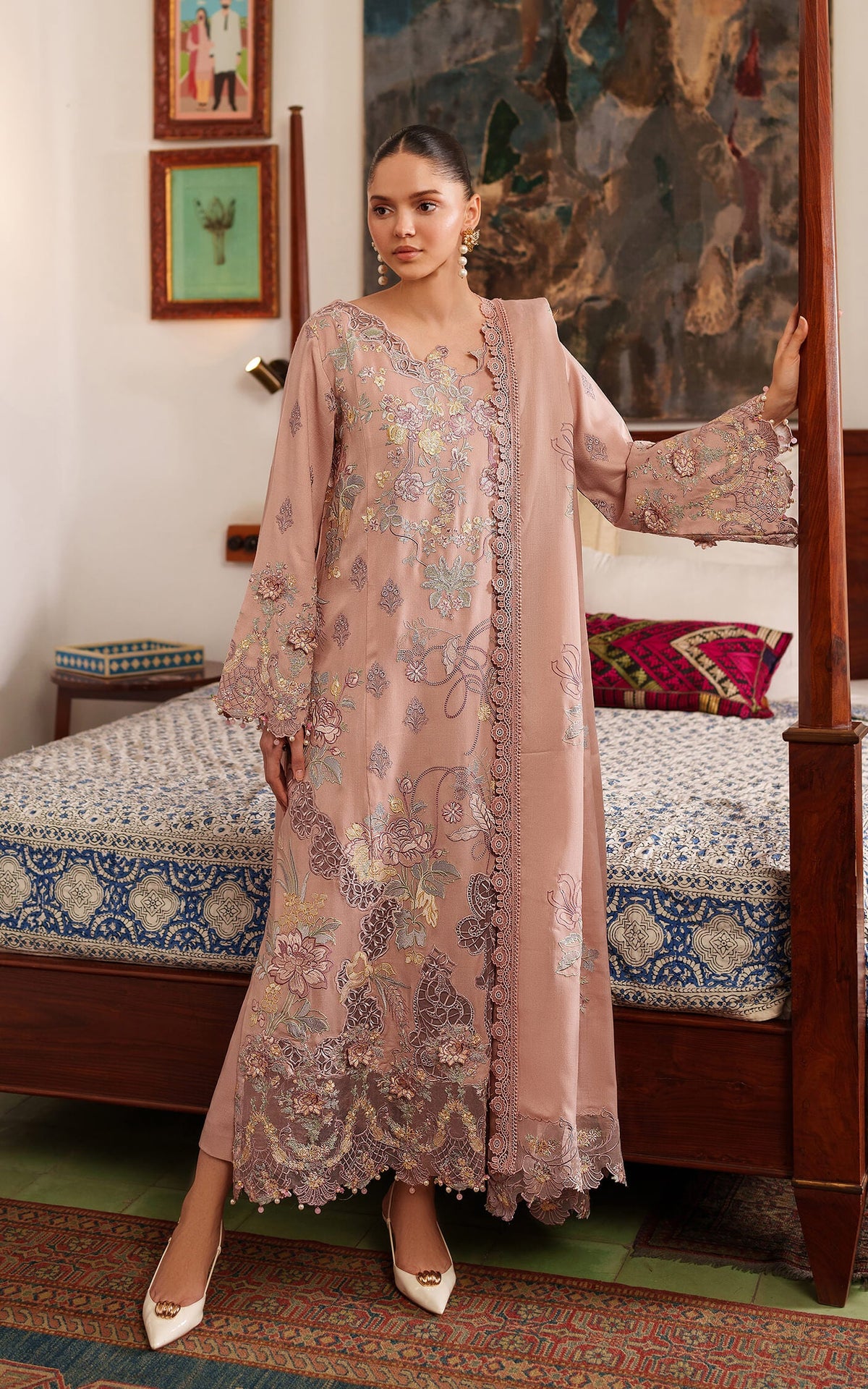 Asifa and Nabeel | Glace LWC25-06 | 3pcs Embroidered Unstitched Winter