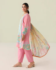 Roheenaz Rosette Unstitched Lawn '26 | Golden Hour