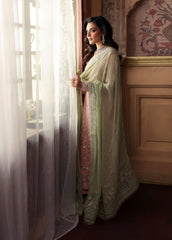 Gulaal Layana diagonally embroidered chiffon dupatta – Evayna Festive'25