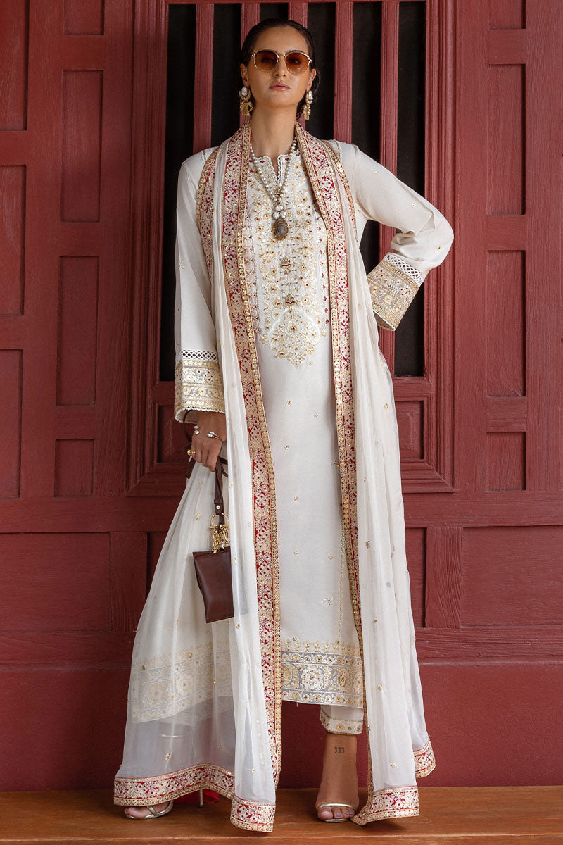 Mushq | Nuvera Unstitched Raw Silk | Elnaz
