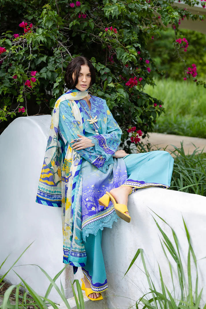 Mushq | Mar Azul | Mirasol Printed Cambric