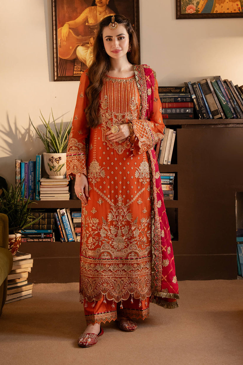 Noor Jahan Luxury Chiffon'24 By Imrozia I-203 Gul