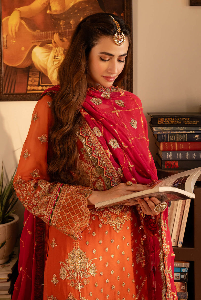 Noor Jahan Luxury Chiffon'24 By Imrozia I-203 Gul