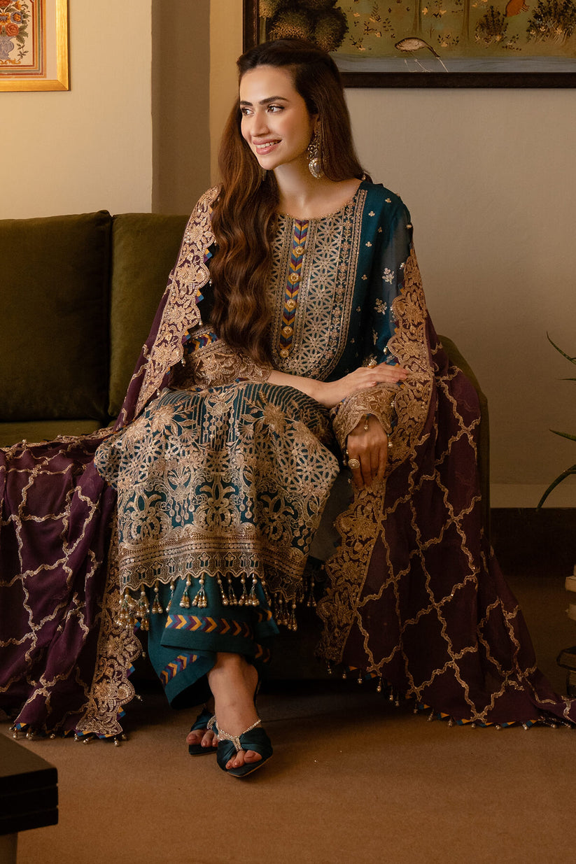 Noor Jahan Luxury Chiffon'24 By Imrozia I-208 Aaina