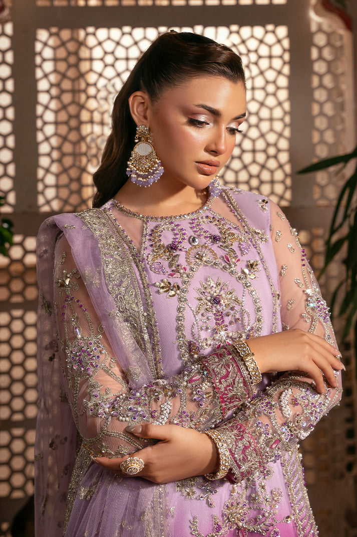 Luxury raw silk trouser and organza border details Imrozia