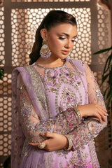 Luxury raw silk trouser and organza border details Imrozia
