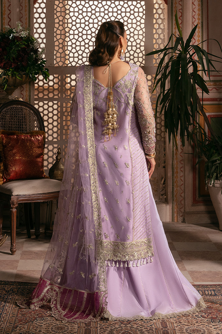 Back design of Sunehri Imrozia Premium formal outfit