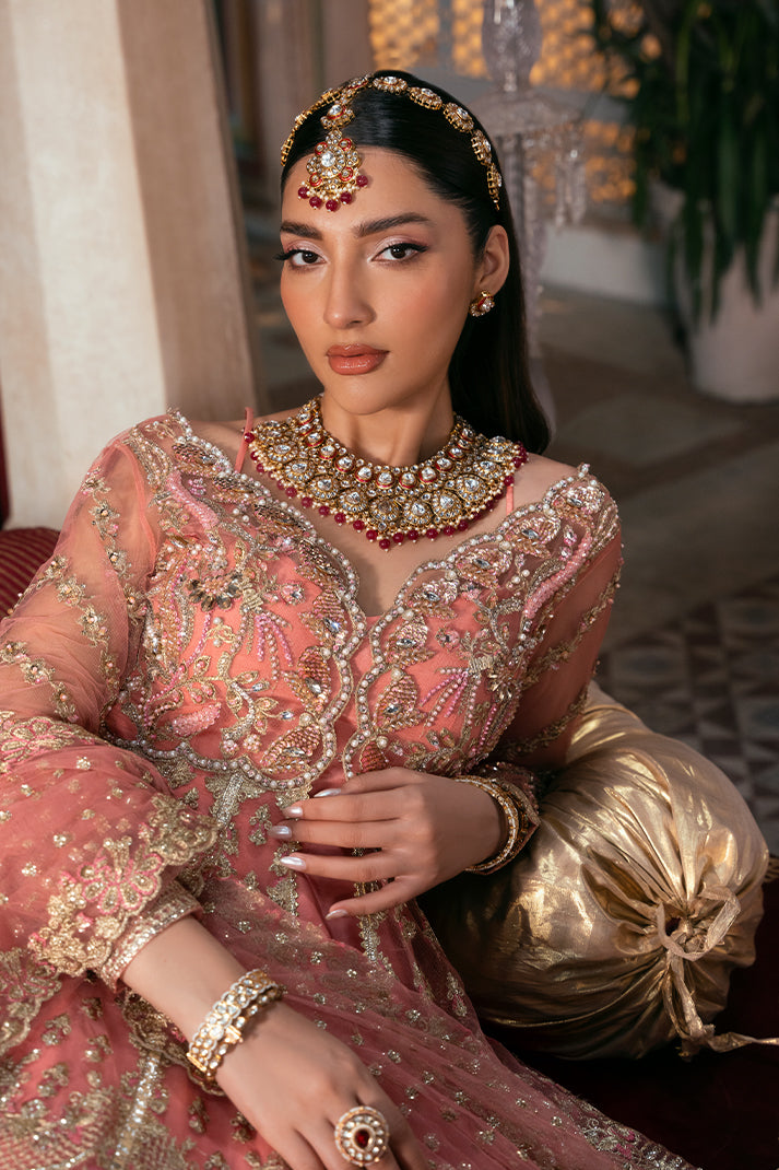 Organza border detailing on Imrozia Premium Khushbu