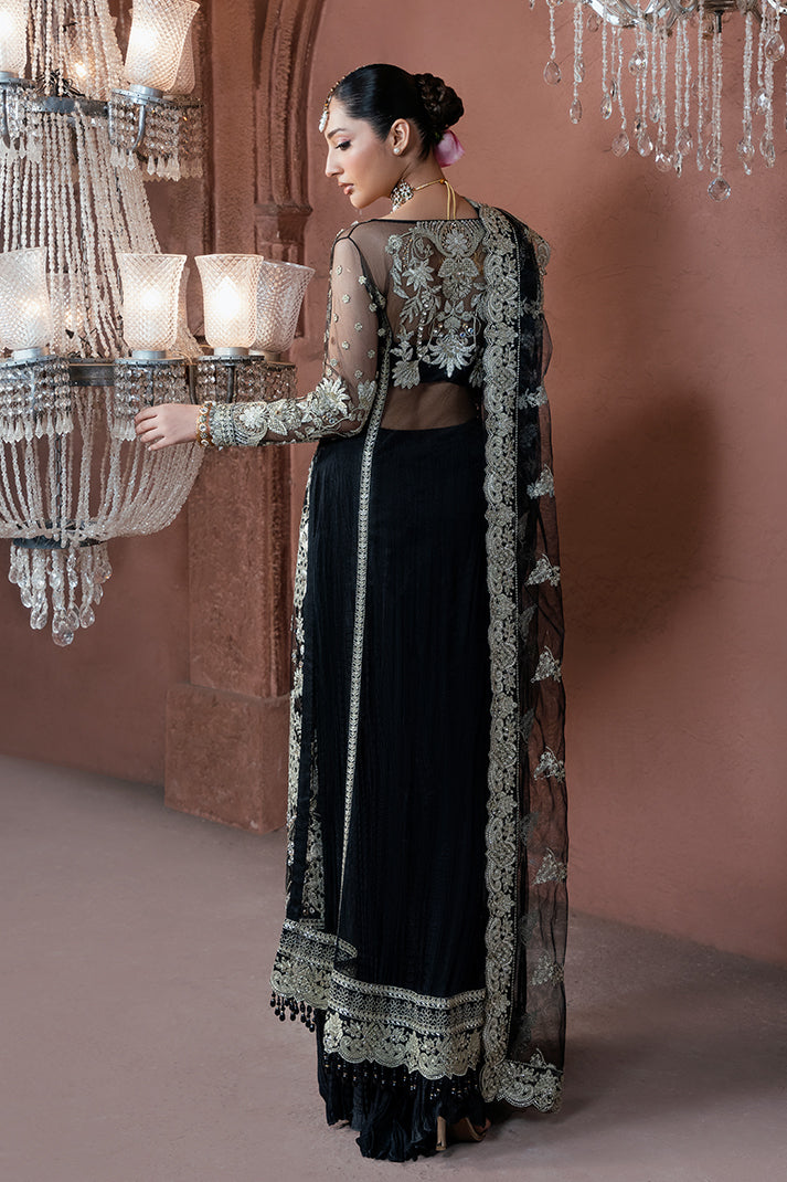 Back motif design of Nazrana luxury dress